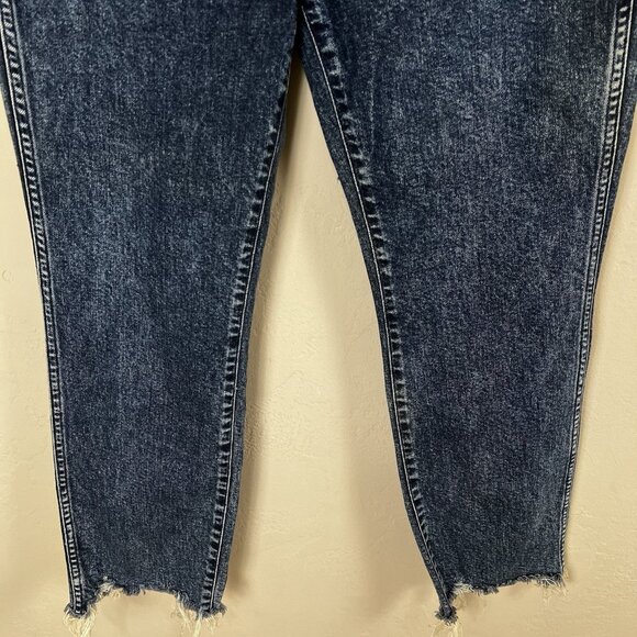 3X1 Jeans Straight Authentic Crop High Rise Sid Acid Wash Denim 80s Size 31‎ - Picture 3 of 10